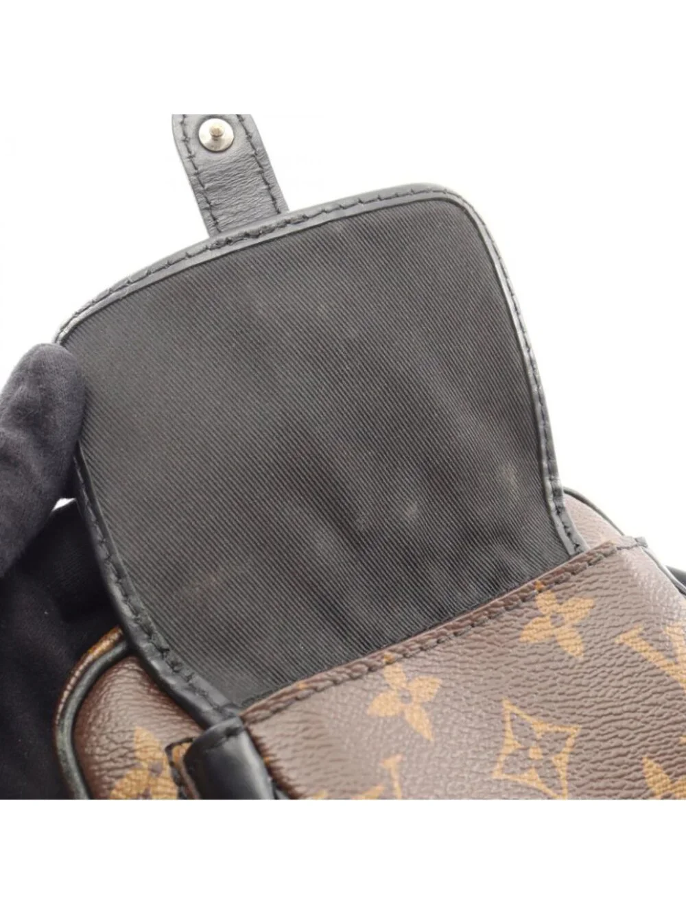Louis Vuitton Shoulder Bag Christopher Wearable Wallet Monogram Macassar Canvas